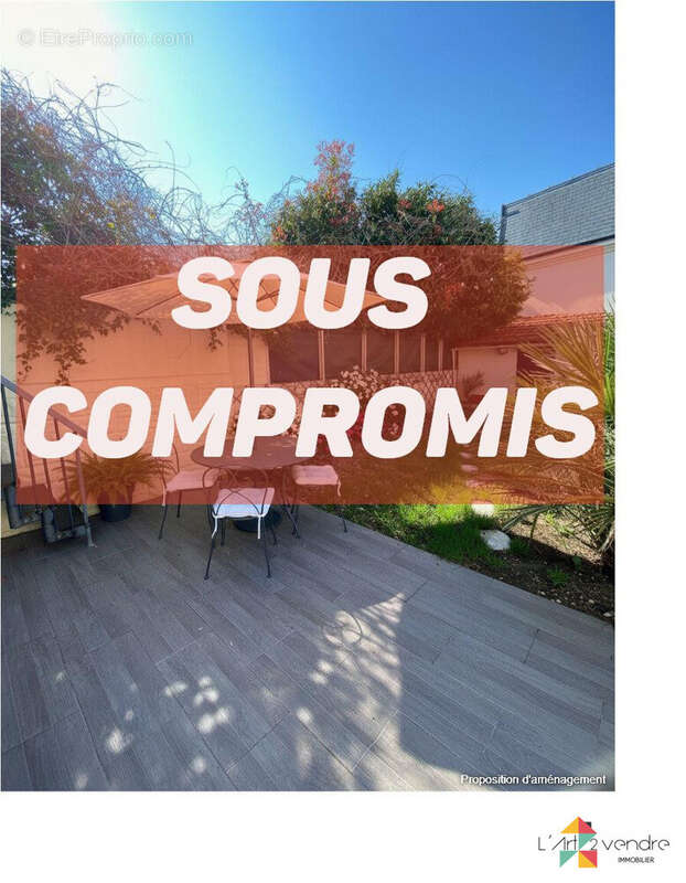Terrasse exposée SUD - Appartement à MONTGERON