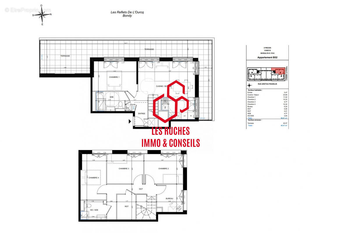 Appartement à BONDY