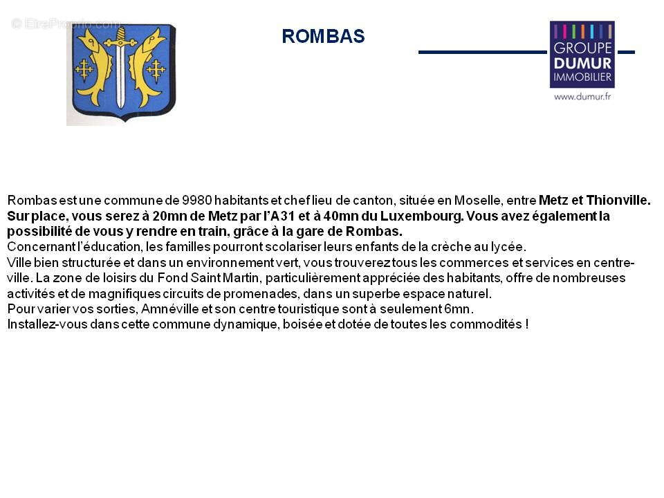 Maison à ROMBAS