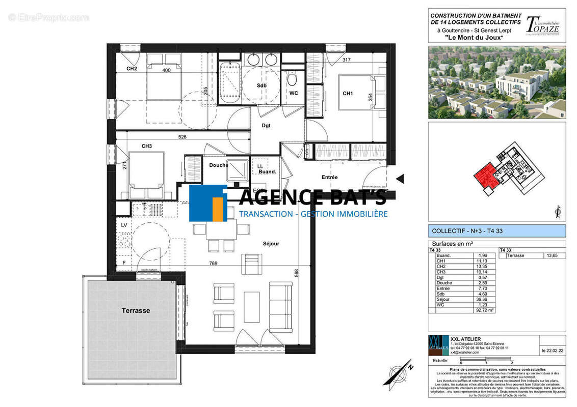Photo 7 - Appartement à SAINT-GENEST-LERPT