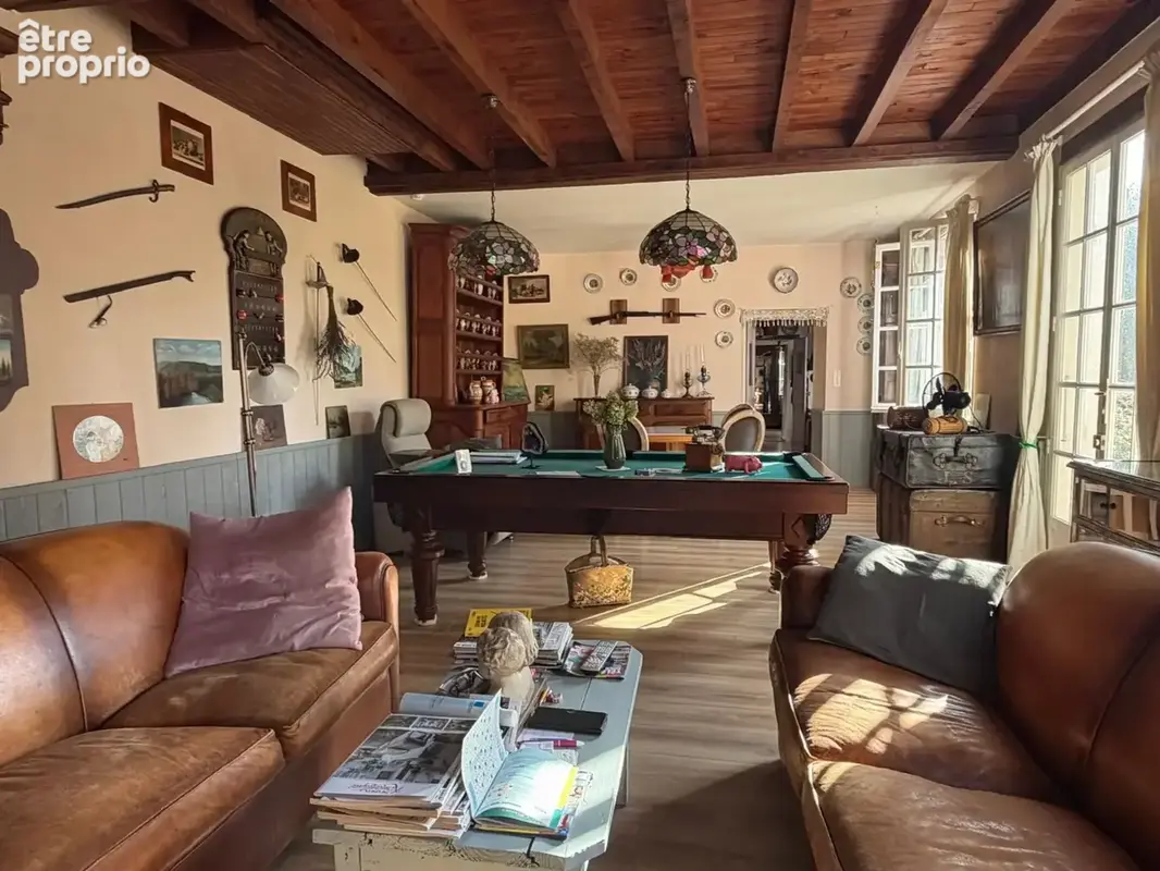 PLAISANCE (32) centre, élegante MAISON DE MAITRE XVIIIs, sans travaux, 190m2 sur 800m2 de jardin clos et paysagé, belle dépendan - photo 4