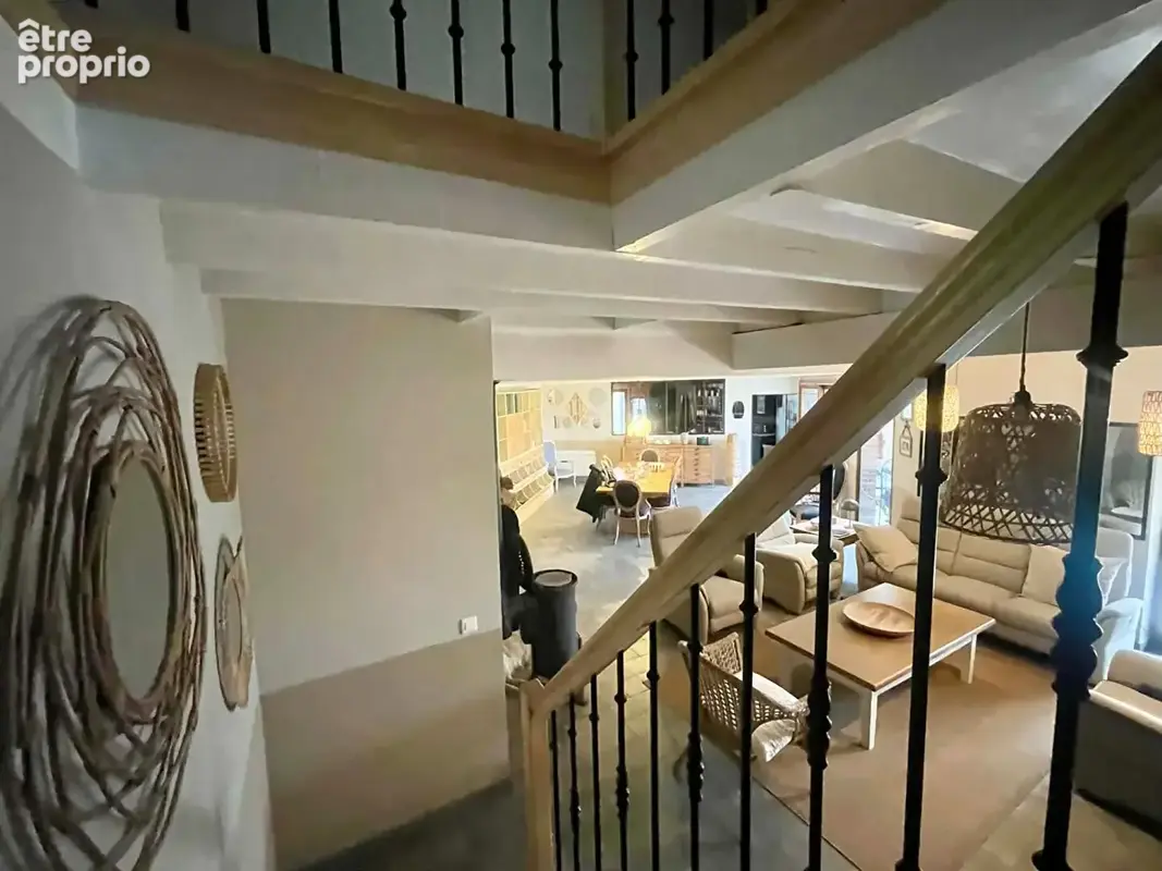 LOCON - Fermette de 254 m² - 6 chambres - Jardin - Hangar - Semi plain pied - Vue champs - photo 12