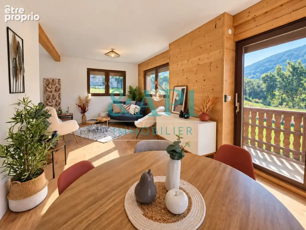 Exclusivite   superbe villa neuve avec vue sur la montagne - à 3 minutes de la station  de ski thollon-les-mém - photo 2