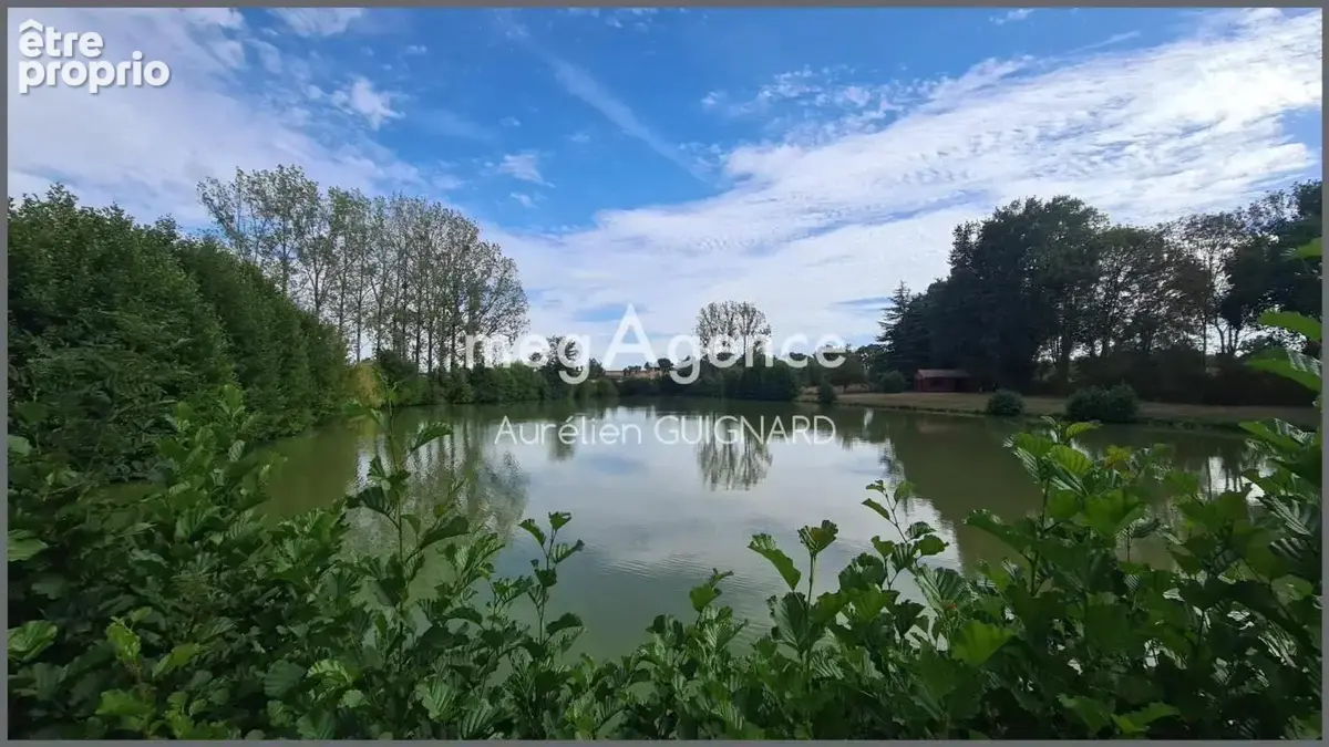 Plan d'eau clos et arboré, cabane de pêche - photo 10