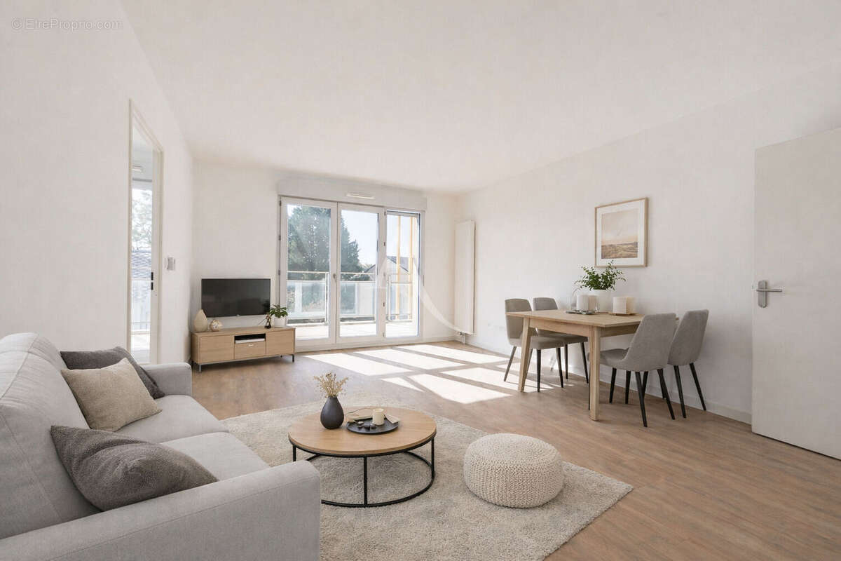 Appartement t4  79.26m² dernier etage avec balcon et pk - photo 3