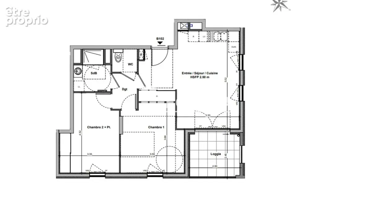 Appartement à RILLIEUX-LA-PAPE