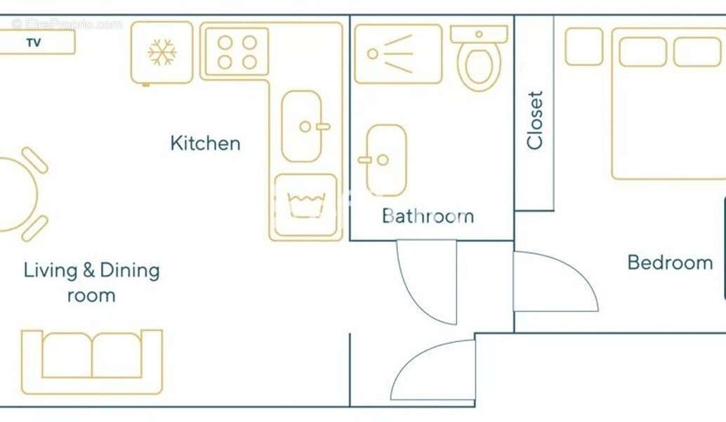 Appartement à PARIS-19E