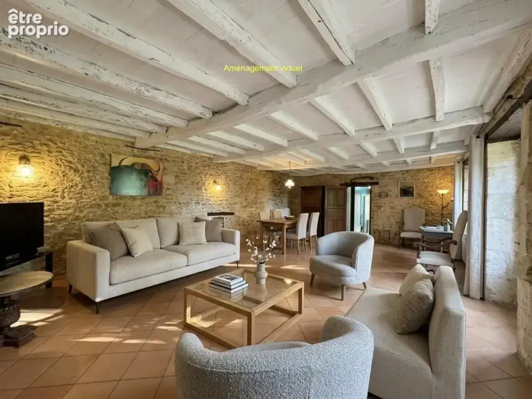 Coulaures (24420) – longère en pierre de 186 m² – 5 chambres – terrain de 3 224 m² – garage et dépendances - photo 9