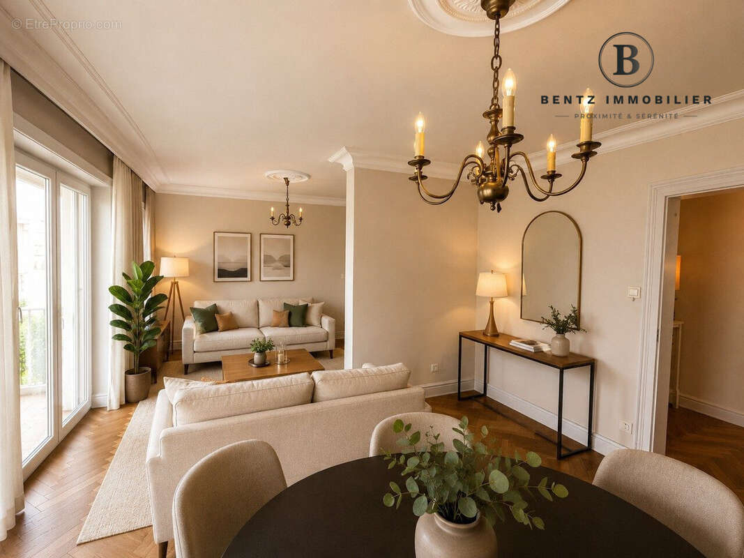 Aménagement virtuel - Appartement à STRASBOURG