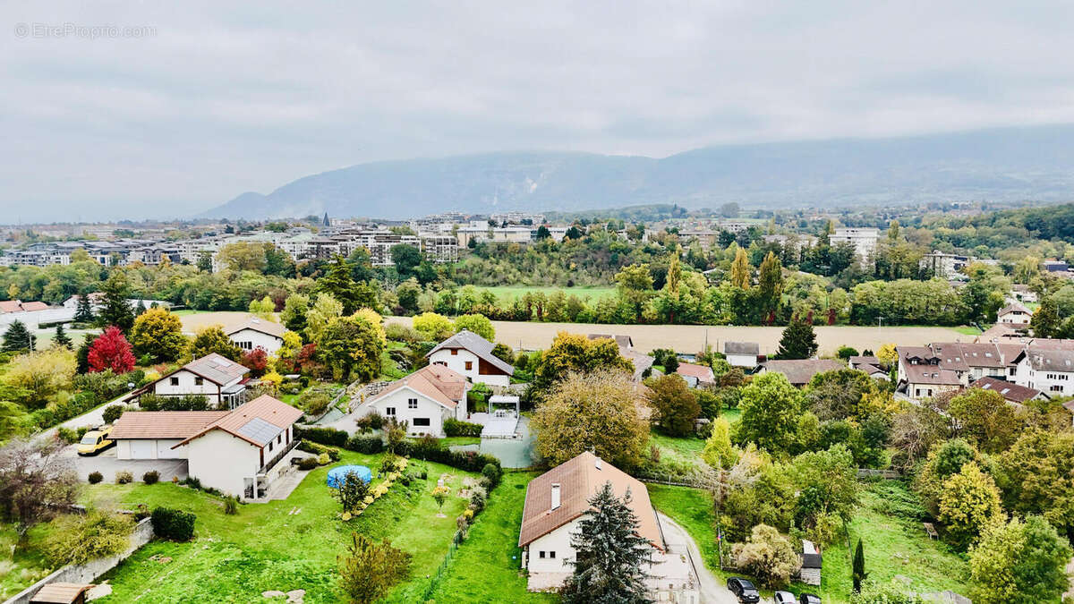 vue drone (10) - Terrain à SAINT-JULIEN-EN-GENEVOIS