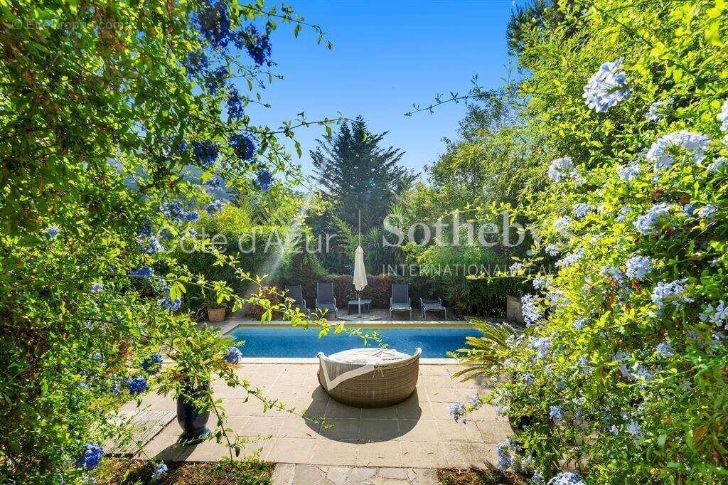 Villa florentine de plain-pied avec maison d’invités et piscine à Grasse Saint-François - photo 8