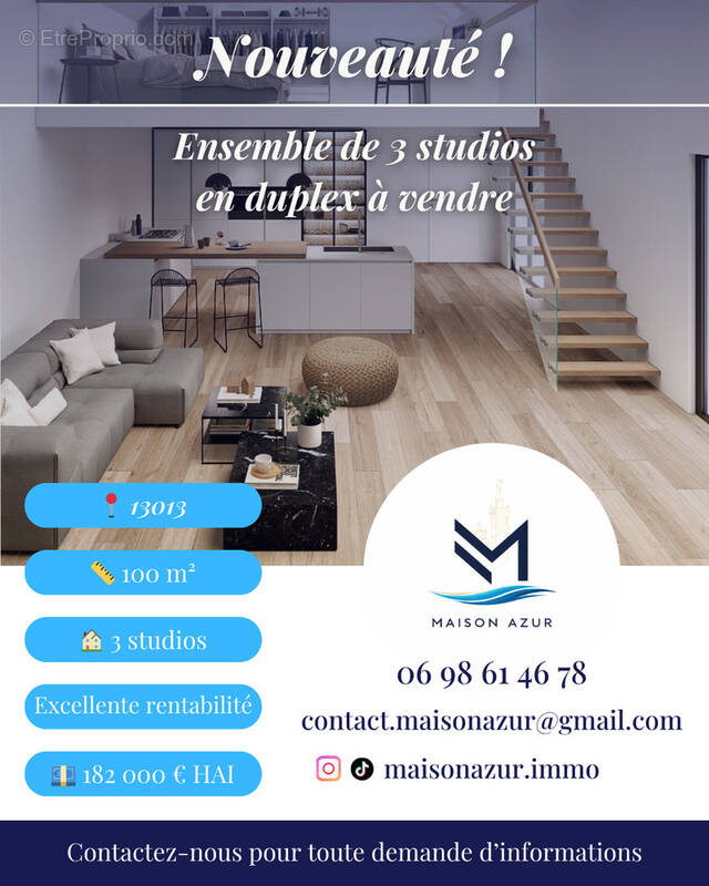 Appartement à MARSEILLE-13E