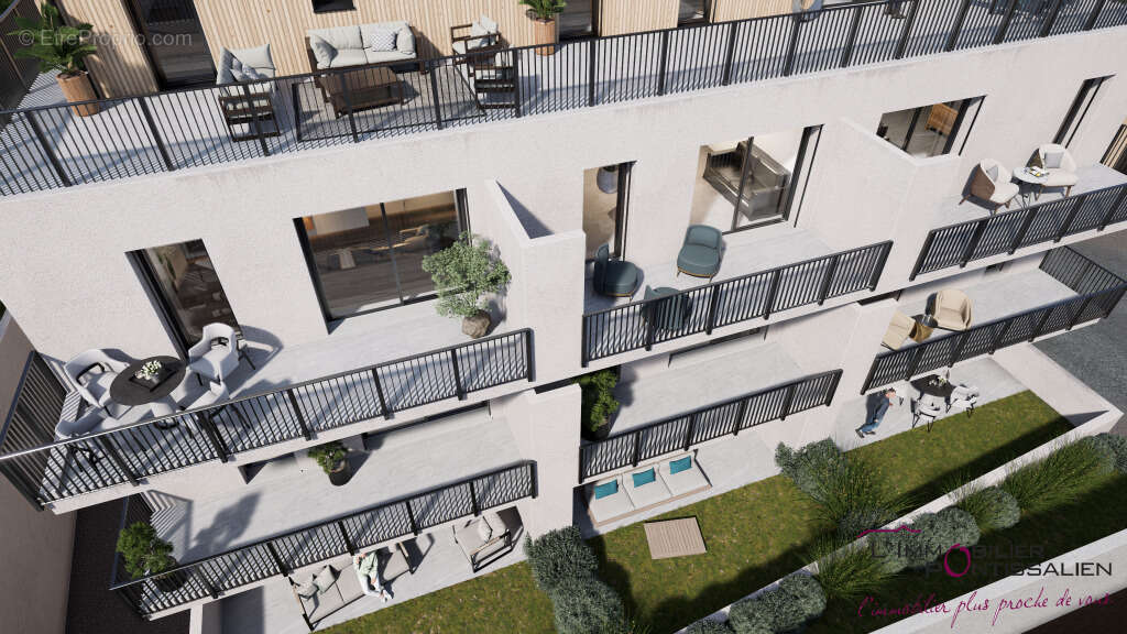 Pontarlier - hyper centre : appartement de type 2 avec terrasse - photo 2