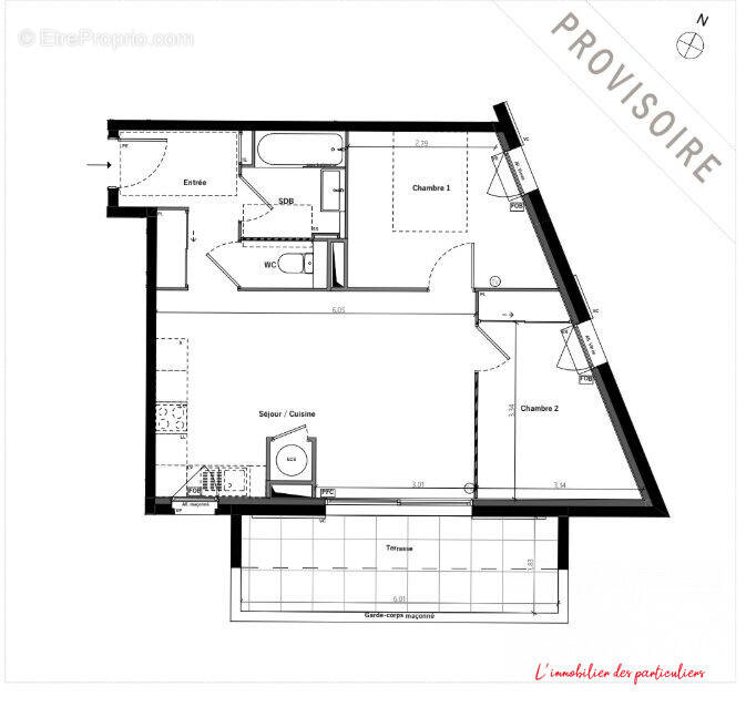 Appartement à CASTRIES