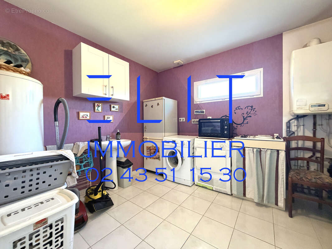 S1815  pavillon plain-pied 3 chambres jardin double garage et appartement le mans heuzé - ardriers - photo 8