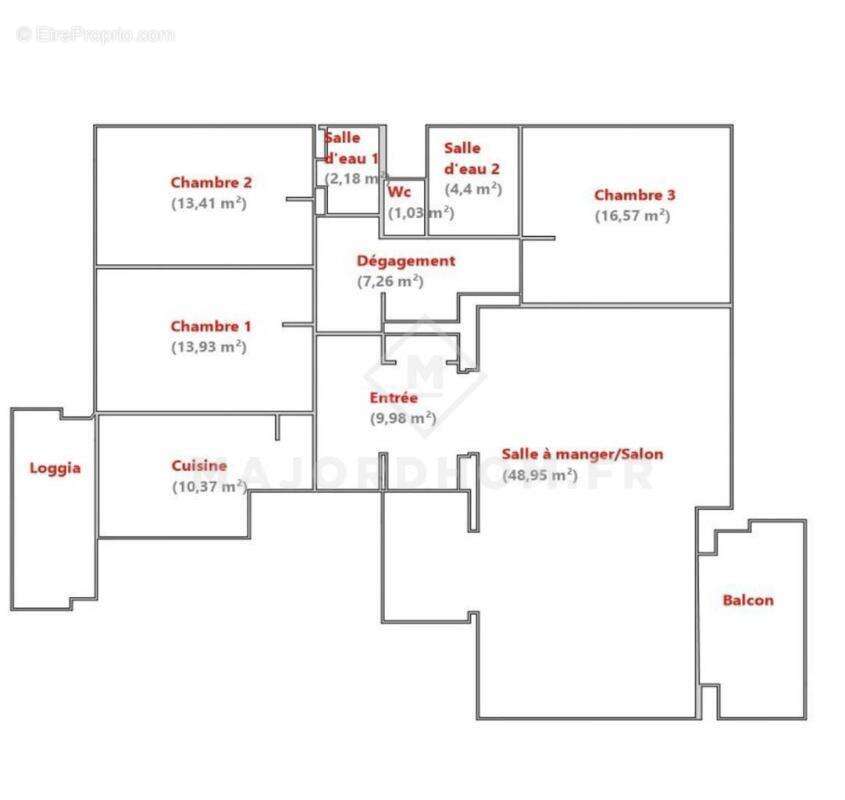 Appartement à MARSEILLE-8E