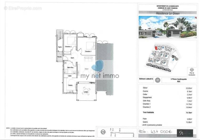 Appartement à SAINT-FRANCOIS