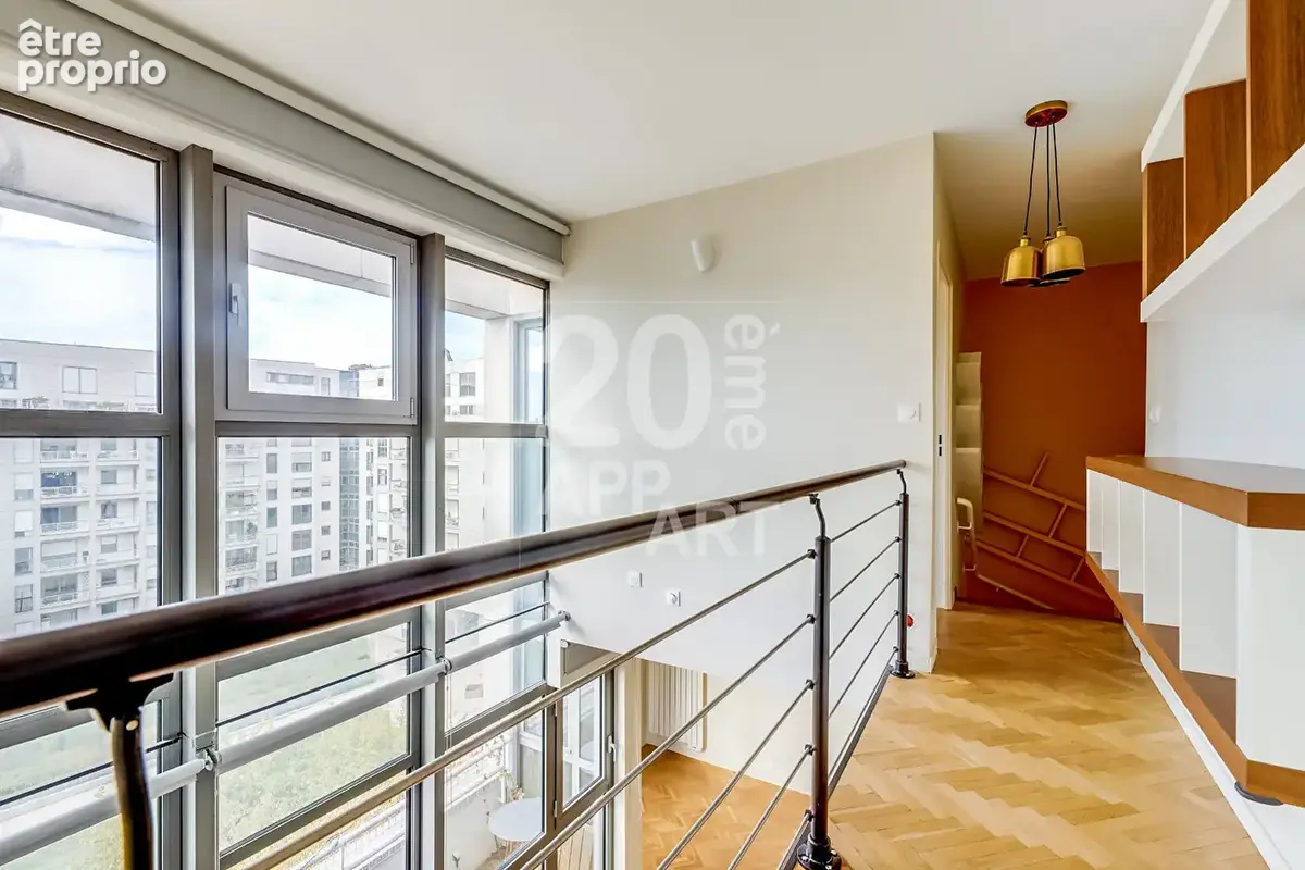 Paris 20 - saint-fargeau/gambetta -  duplex 3 pièces, balcon/terrasse, cave, box - photo 8