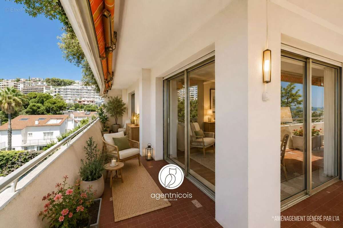 Nice // napoléon iii - avenue de la lanterne : 5 pièces - vue mer  - terrasse - garage et cave - photo 36