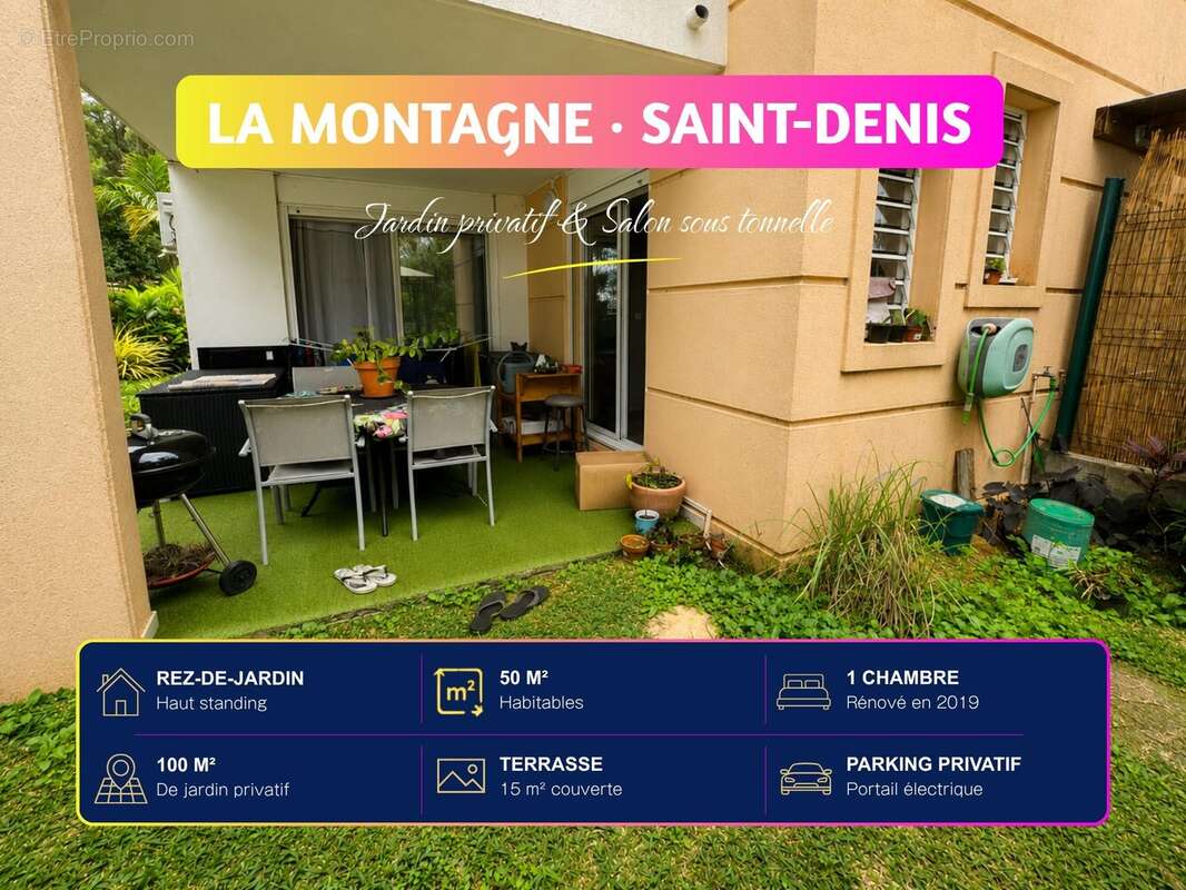 Appartement 50 m² à Saint-Denis  - photo 2