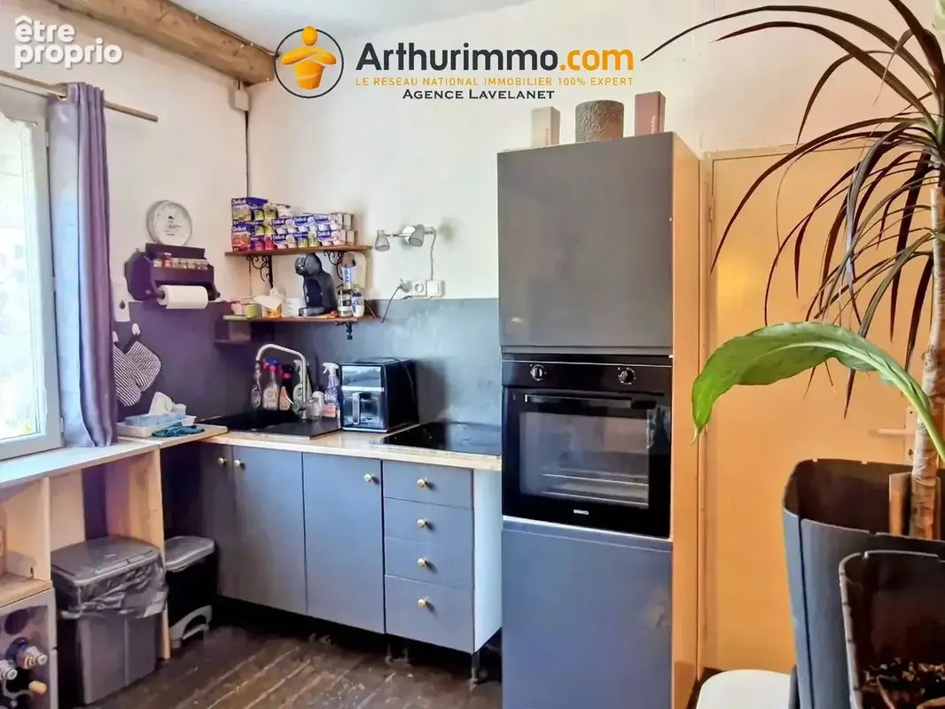 À vendre – maison en pierre avec jardin, garage et atelier – bélesta - photo 4