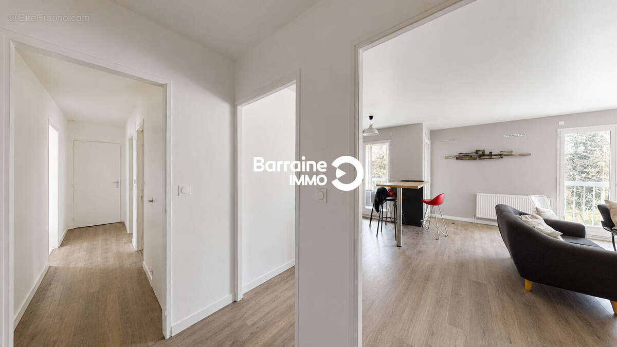 A vendre- lorient lanveur- appartement 3 chambres de 78 m²- garage et patio - photo 5