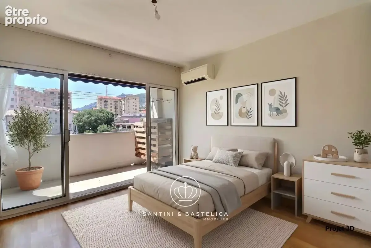 Appartement T4 lumineux avec terrasse et aperçu mer à vendre – Loretto Ajaccio - photo 10