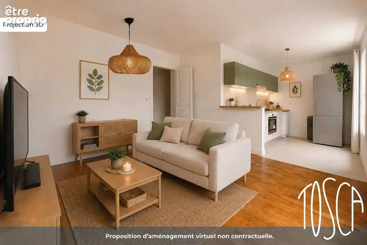 En exclusivite - choisy le roi - au pied du rer c -  3 pieces - 57m2 - cave - photo 4