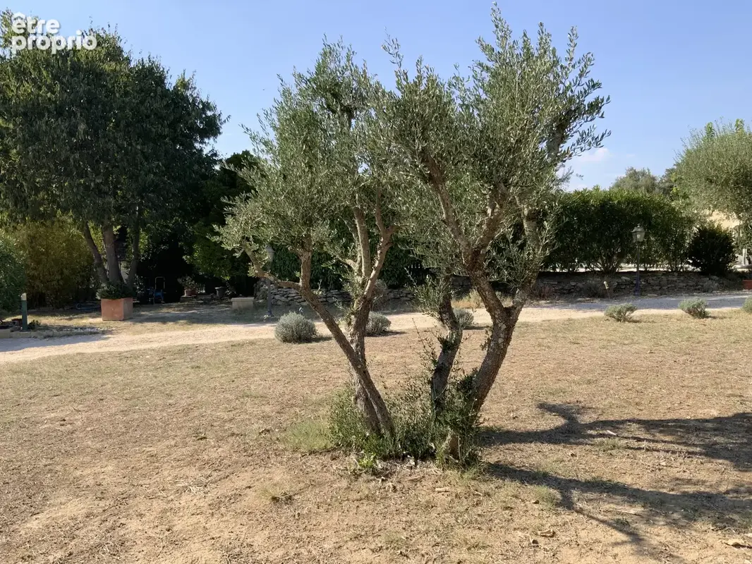 Uzès, Villa de plain pied sur terrain arboré avec piscine. - photo 8