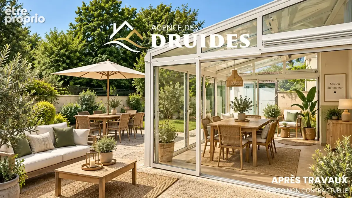 A vendre Saint-Philibert - Maison 106 m² - 3 chambres - Jardin, véranda - Proche rivière et mer - Beau potentiel - photo 4
