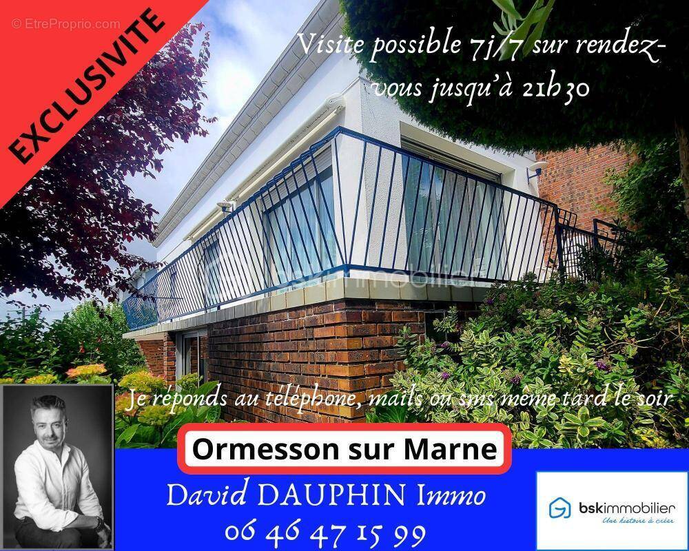 Maison à ORMESSON-SUR-MARNE