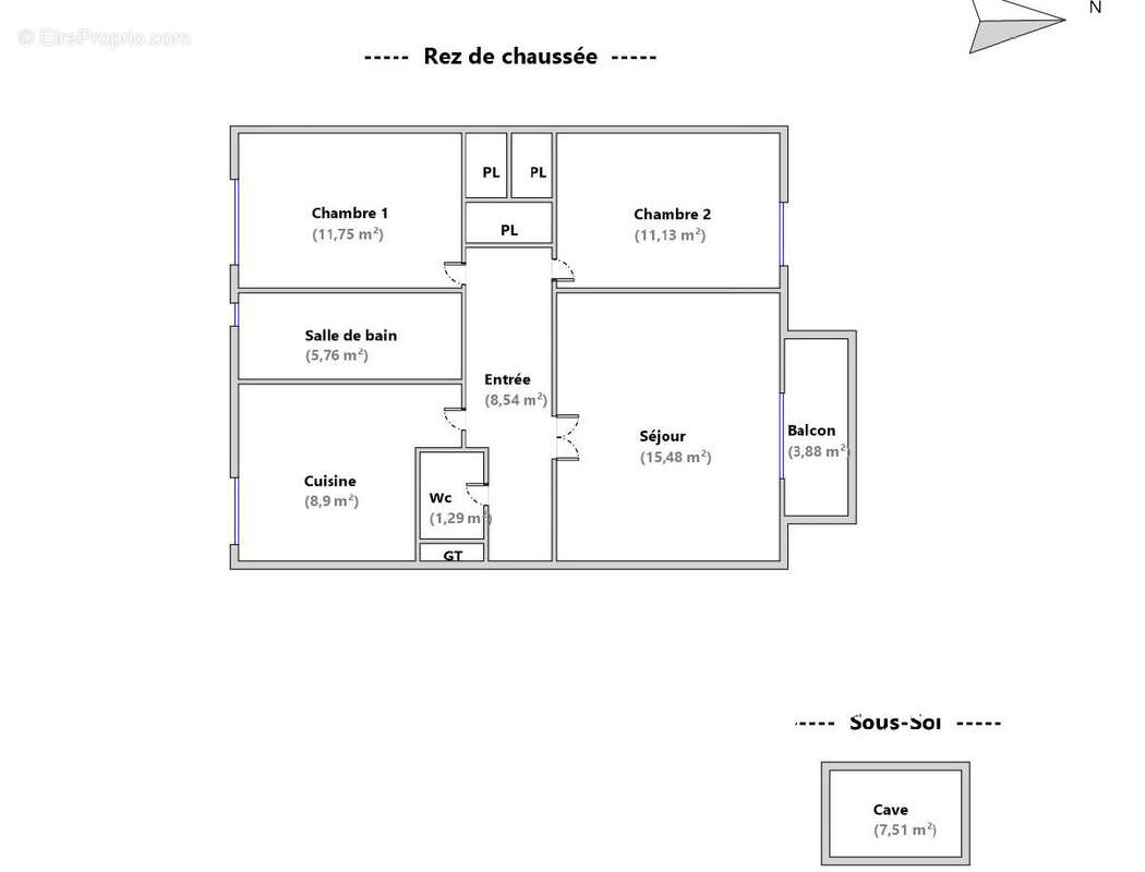Appartement à TASSIN-LA-DEMI-LUNE