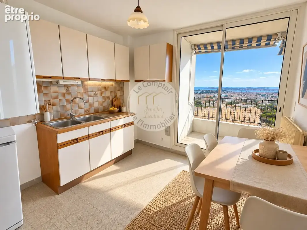 Super rouviere: type 2 en etage eleve avec vue mer - photo 10