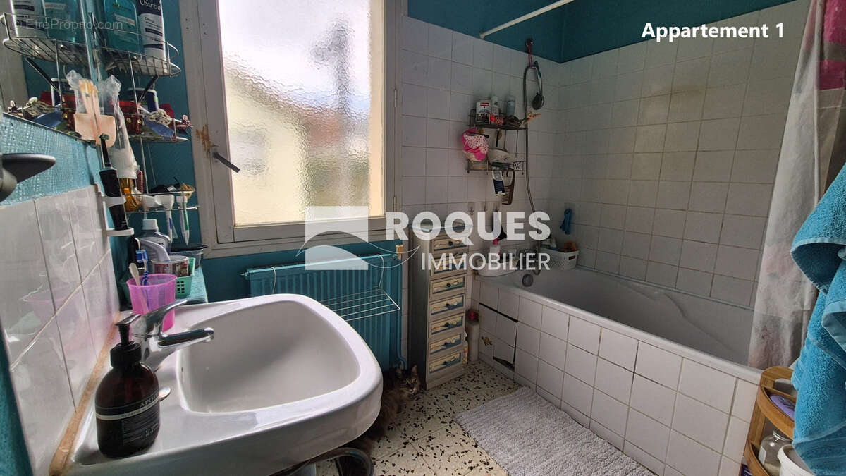 LAMALOU LES BAINS à vendre center ville Immeuble de 2 appartements T2 et T4 - photo 12