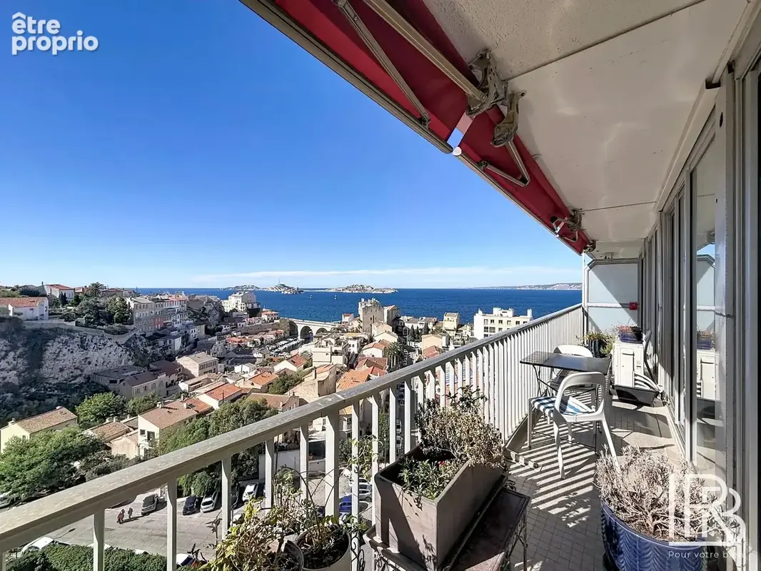 À vendre - 3 pièces 92 m² avec terrasse et vue mer panoramique - Marseille 7ᵉ - photo 2
