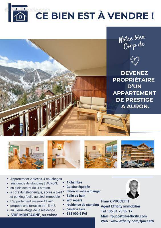 Appartement à SAINT-ETIENNE-DE-TINEE