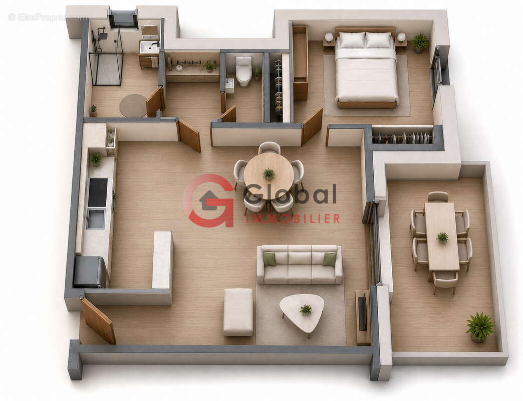 Appartement à MARSEILLE-11E