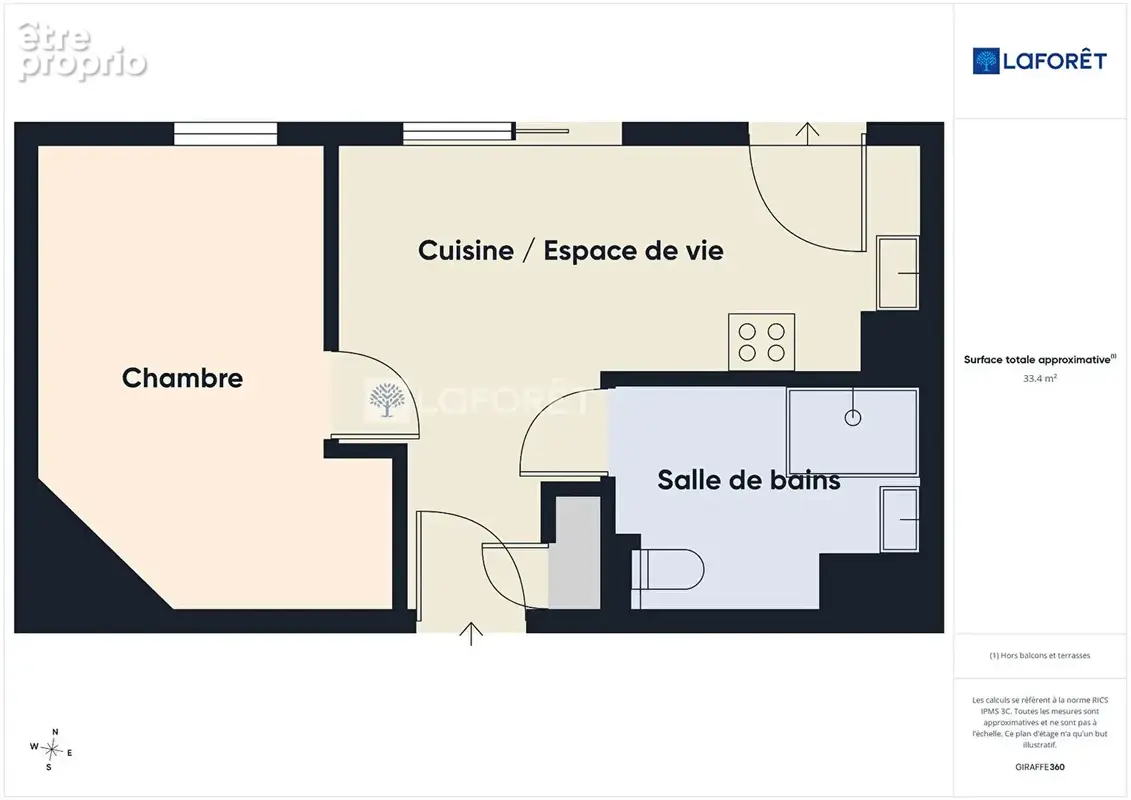 Exclusivité Appartement Fouesnant 2 pièce(s) 33 m2 - photo 10