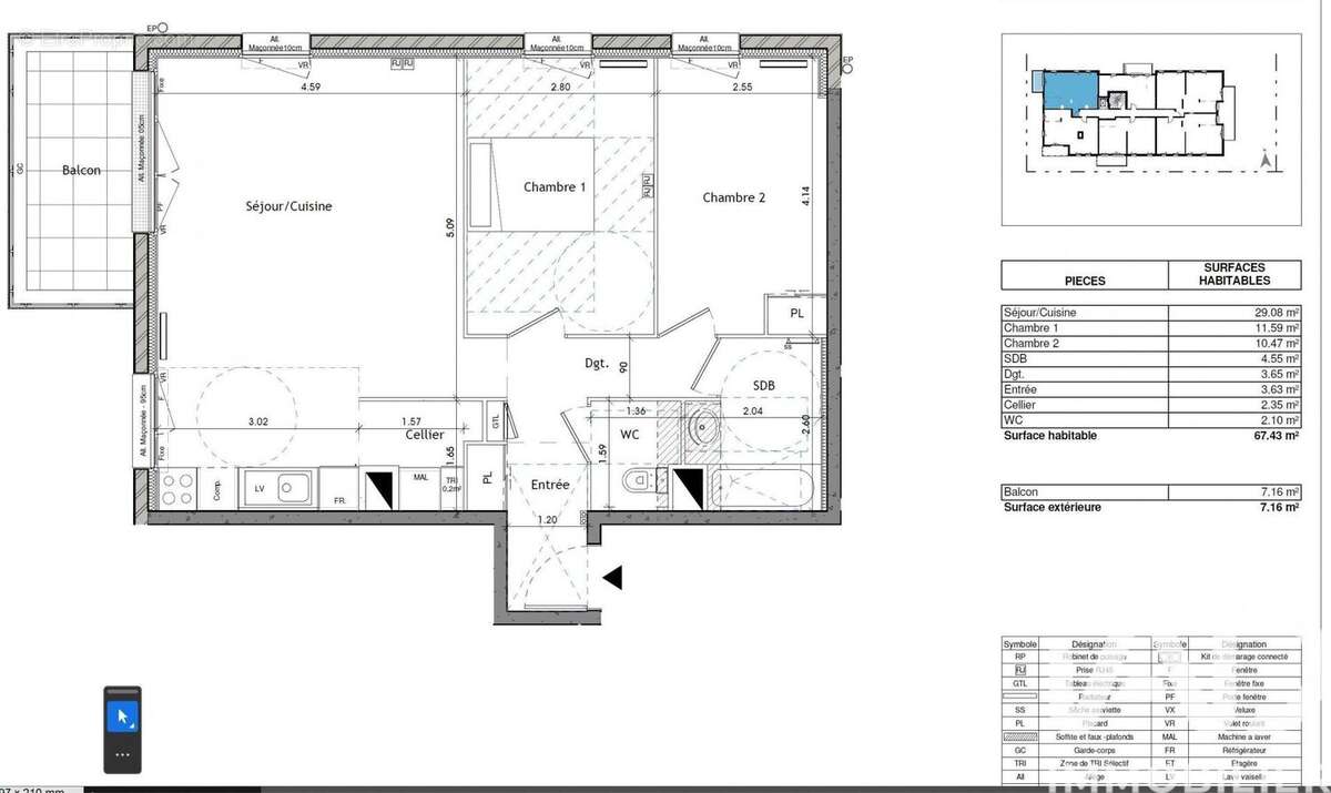 Photo 8 - Appartement à VOISINS-LE-BRETONNEUX