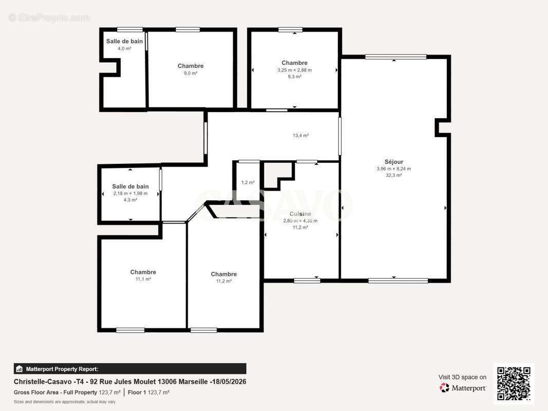 Appartement à MARSEILLE-6E