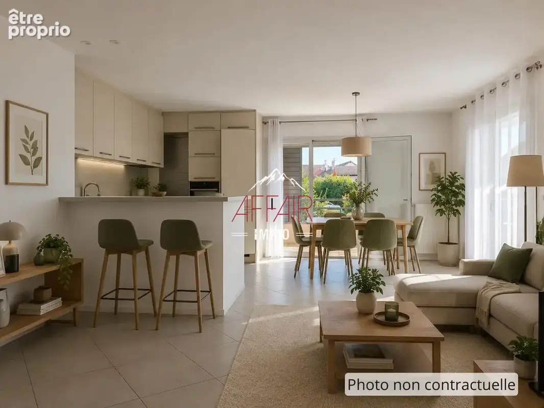 Appartement t4 avec garage, place de parking et cave (74160) feigeres - photo 2