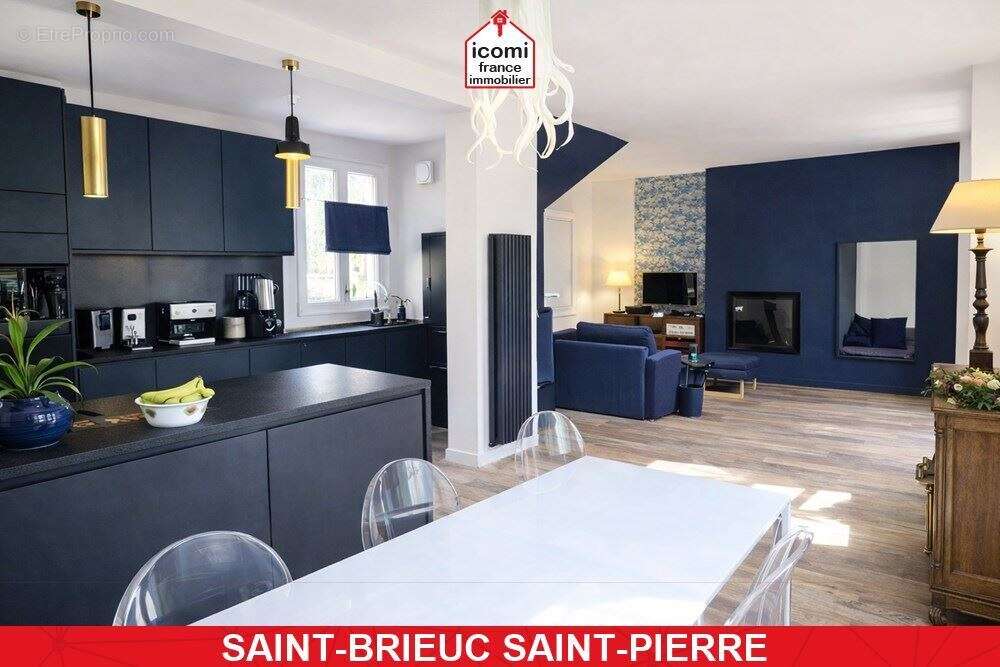 Cotes-d'armor - saint-brieuc (22000) - a vendre - maison t7 de 200m² - 5 chambres - garage - terrasse  - jardin - coup de coeur  - photo 2