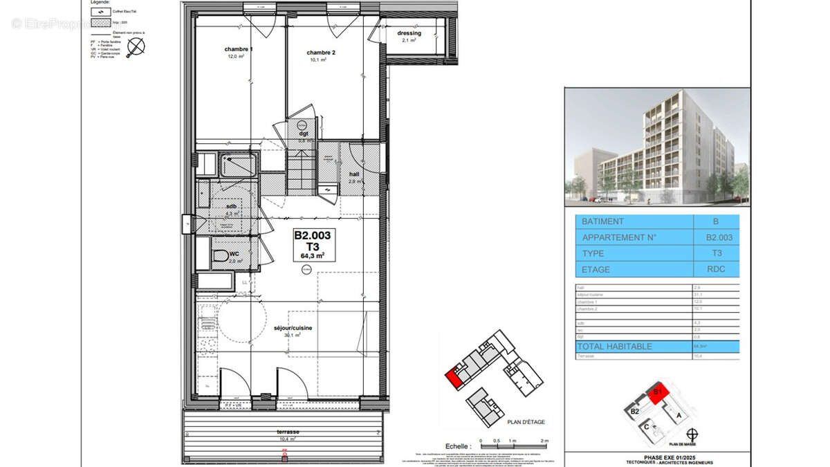 Appartement à FERNEY-VOLTAIRE