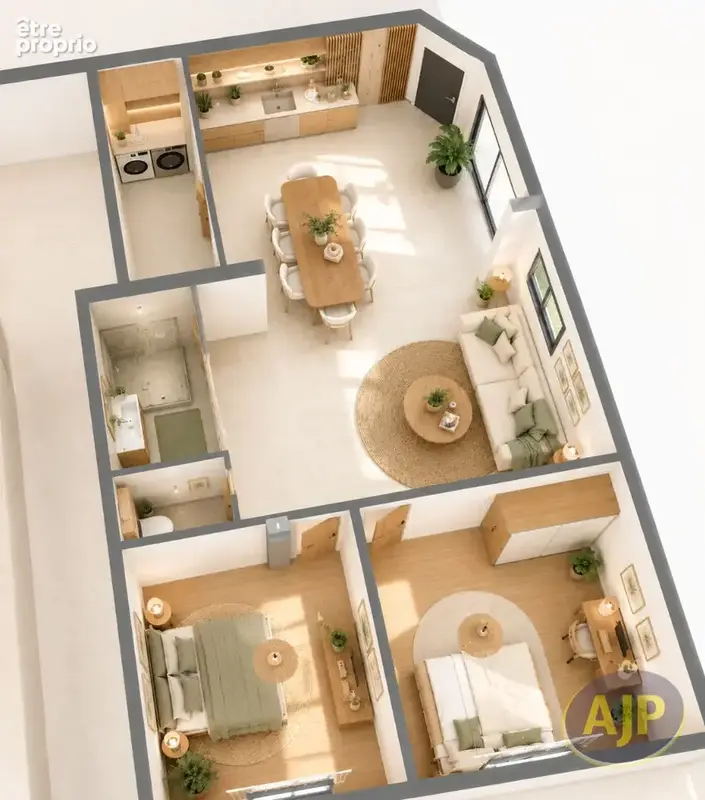 Appartement Vertou 3 pièce(s) 66.06 m2 - photo 11