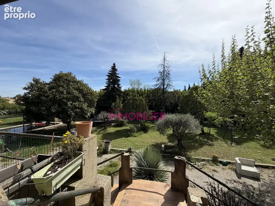 vue de la terrasse du haut