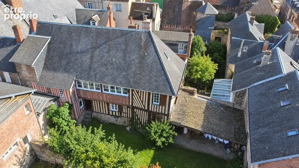 Ensemble de deux maisons avec jardin en plein coeur du centre-ville d'orbec - photo 26