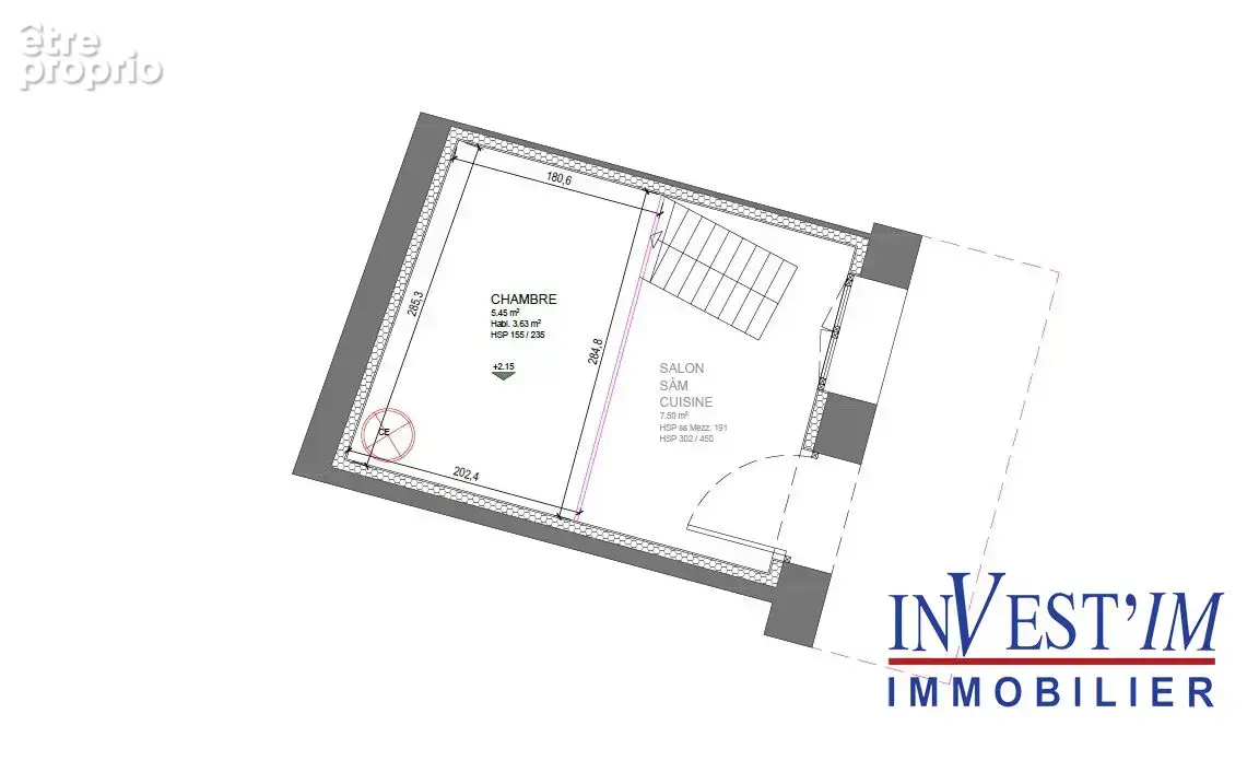 STUDIO MEZZANINE 13m² - idéal Investisseur ou Etudiant - photo 5