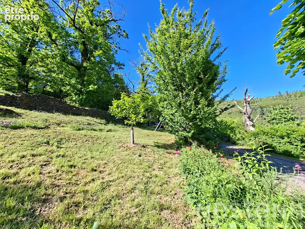 Propriété en pierres dépendances, hangar, terrain, vergers, vue magnifique à saint Cécile d'andorge - photo 6
