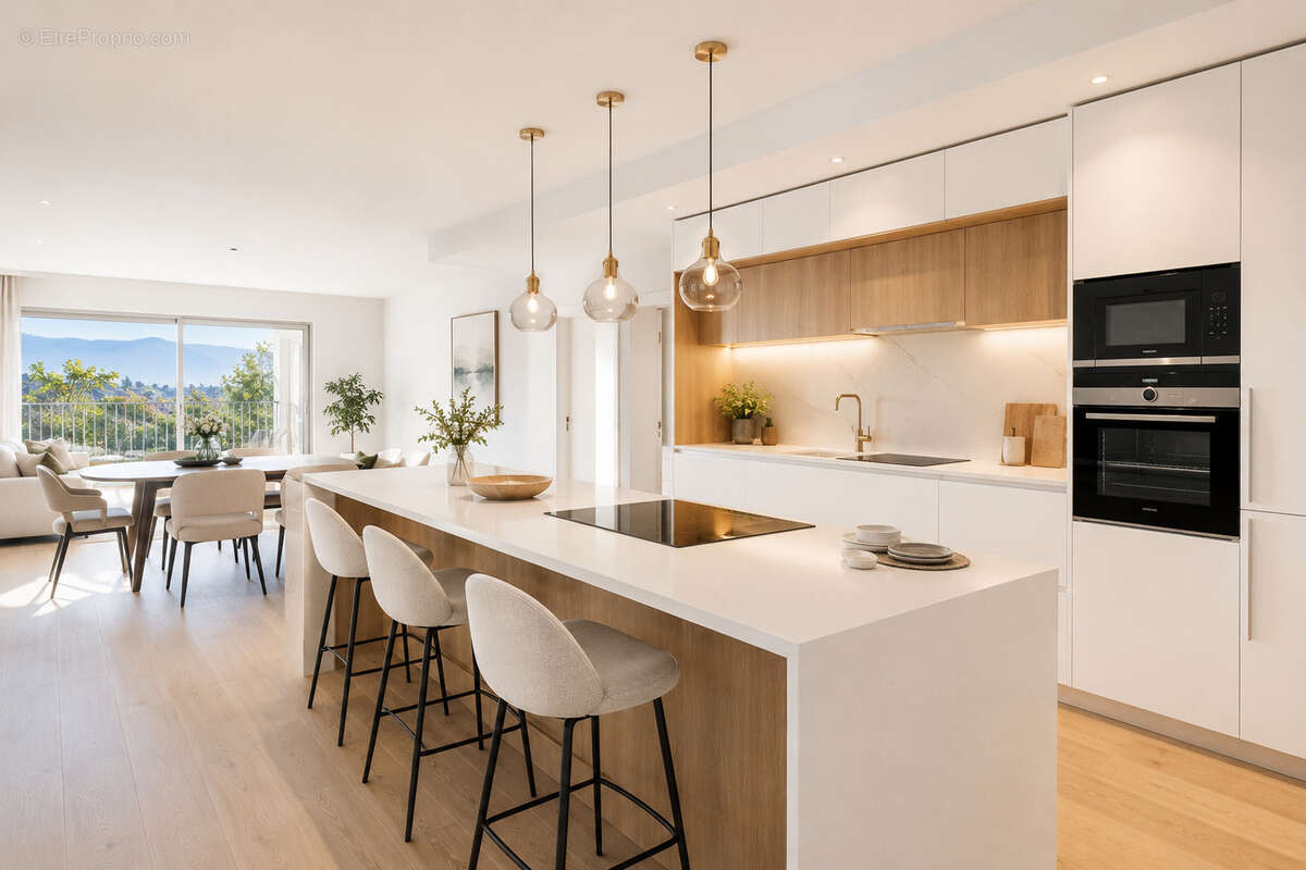 Appartement T4 avec jardin et terrasses au rez-de-chaussée à Ornex - photo 2