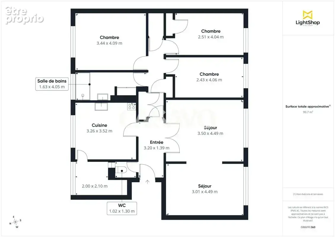 Vente Appartement 5 pièces de 95m² - 44100 Nantes - photo 8